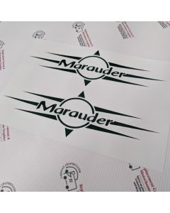 ABI Marauder caravan stickers