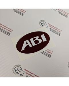 ABI Oval Caravan Sticker