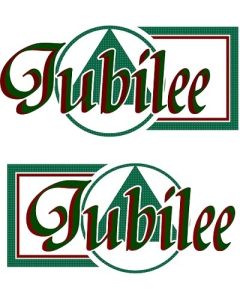 ACE Jubilee coloured (Pair) Caravan Stickers