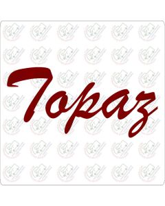 Autosleeper Topaz Motorhome Sticker