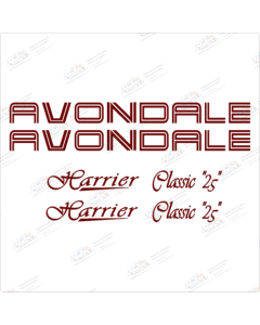 Avondale Harrier Classic 25 Set Graphics