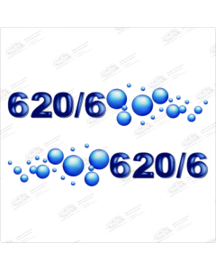 Series 5 Ranger 620/6 Decal with Bubbles N/S & O/S