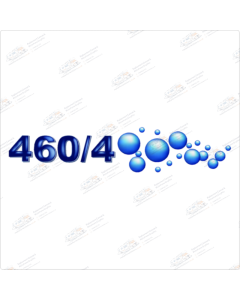 Series 5 Ranger 460/4 Decal with Bubbles N/S Sticker