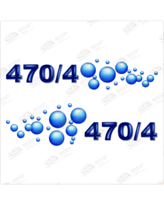 Bailey 470/4 stickers