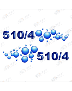 Series 5 Ranger 510/4 Decal with Bubbles O/S & NS (Pair)