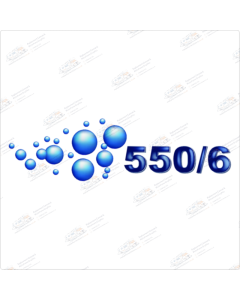 Bailey Ranger Series 5 550/6 NS Bubbles replacement caravan Sticker