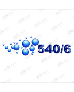Series 5 Ranger 540/6 Decal with Bubbles N/S Sticker