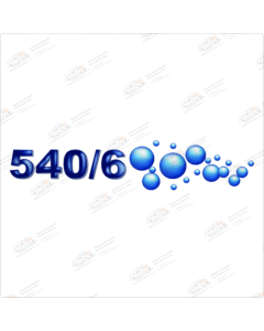 Series 5 Ranger 540/6 Decal with Bubbles O/S Sticker