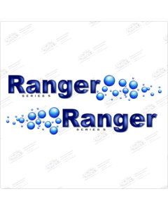 Ranger series 5 decals - top/rear caravan sticker