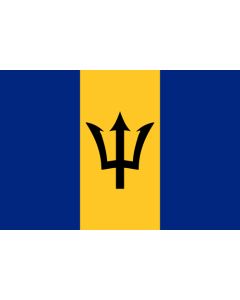 Barbados flag sticker