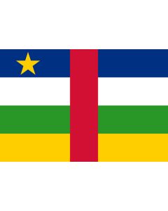 Central African Republic flag sticker 