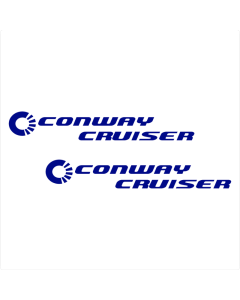 Conway Cruiser Decal (Pair) Caravan Stickers