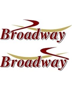 Elddis Broadway Graphics sticker
