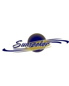 CG Elddis Sunseeker Rear Swoosh Blue and Gold