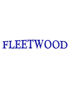 Fleetwood Bulge Lettering sticker graphic