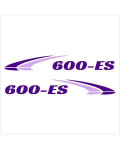 Fleetwood 600-ES Caravan Decal / Stickers