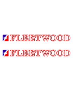 Fleetwood Caravan Replacement Sticker