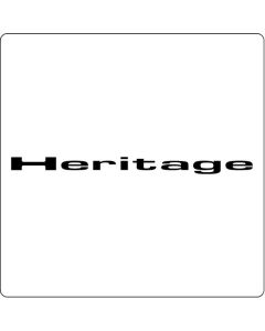 Fleetwood Heritage caravan lettering sticker
