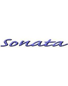 Fleetwood Sonata Lettering