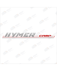 Hymer Camp Motorhome Dotted Effect Sticker