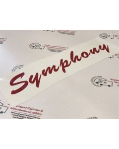 Autosleeper Symphony Caravan Graphics Decal