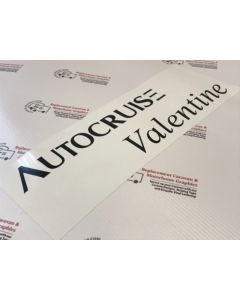 Autocruise Valentine Motorhome Sticker
