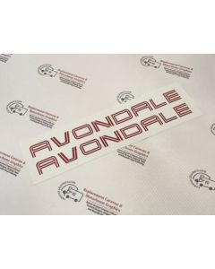 Avondale Caravan Stickers (Pair)