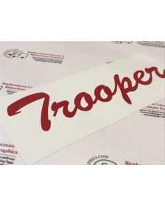 Autosleeper Trooper Motorhome Sticker