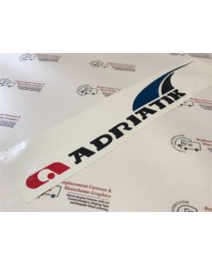 Adriatik Caravan Motorhome Sticker