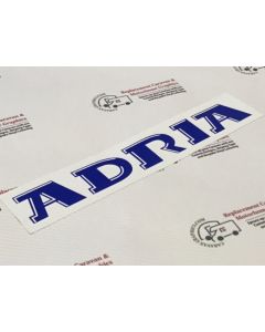 Adria line text logo sticker decal graphic