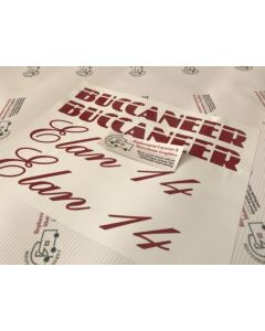 Buccaneer Elan 14 sticker decal graphic