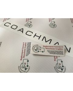 COACHMAN CARAVAN STICKER