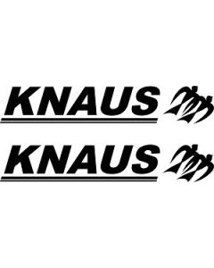Knaus Front and Rear Graphic by Caravan Graphics