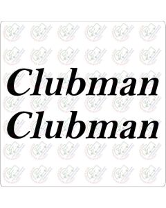 Lunar Clubman Text Sticker