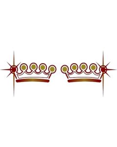Autocruise Marquis Crown Stickers (Mirror Pair)