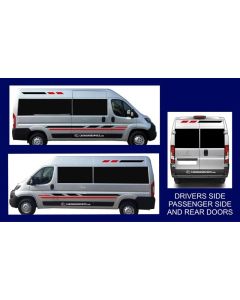 Self Build Campervan Stickers Design