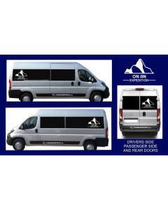 Self Build Campervan Stickers Design 3