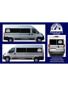 Self Build Campervan Stickers MOUNTAIN EXPLORER