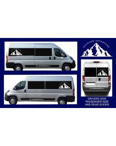Self Build Campervan Stickers Design 6