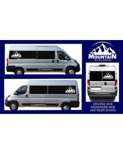 Self Build Campervan Stickers Design 8