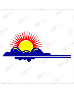 Sunshine caravan sticker