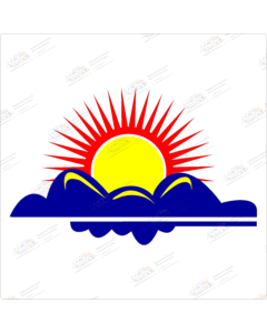 Sunshine Sticker for caravans and motorhomes