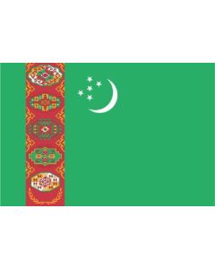 Turkmenistan Flag Sticker